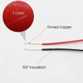 10M/100M UL10064 FEP Wire 40/36/34/32/30/28/26AWG PTFE Plastic Ultra Fine Micro Litz Wires Solder High Conductivity Copper Cable. 