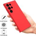 For Samsung Galaxy S24 Ultra 5G Color Liquid Silicone Phone Case. 