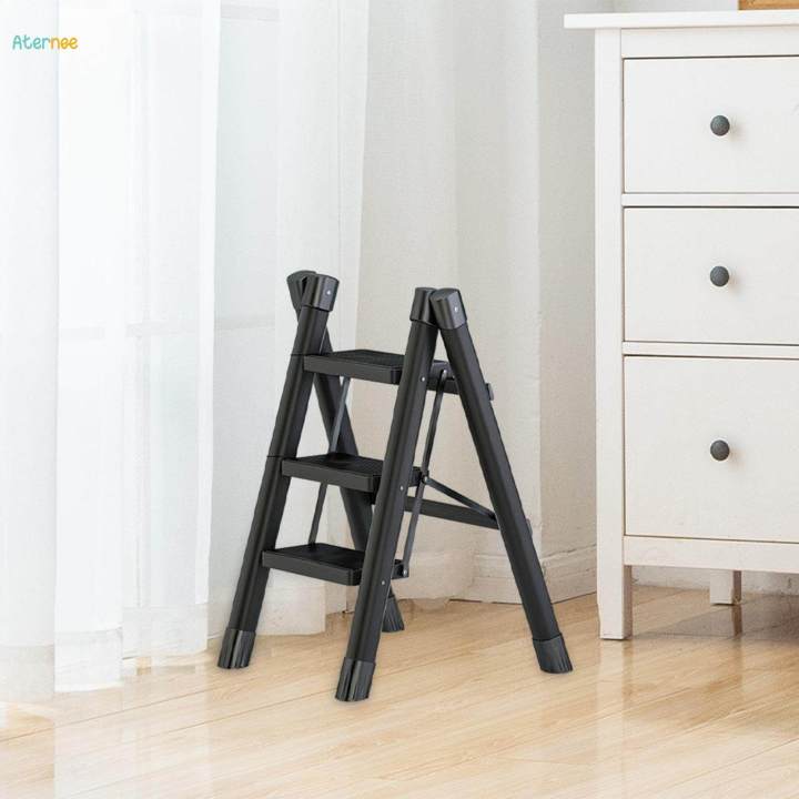 Folding%20Ladder%20Space%20Saving%20Non%20Slip%20Thickened%20Portable%20Black%20Sturdy%20Stepladder%20for%20Three%20layers%20-%20Image%204