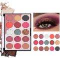 New 15-color Eyeshadow Palette Pearly Matte Glitter Eyeshadow Palette Shiny Eye Shadow Eye Pigments. 