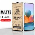 3 in 1 Combo Pack of Matte Screen Ceramic Protector, Camera Lens Protector and Back Poly for Xiaomi Redmi Note 10 Pro, Redmi Note 10 Pro Max and Redmi Note 10. 