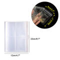 Sealing Bags Jewelry Storage Book Portable Frosted Transparent Necklace Organizer Button Closure Anti-oxidation Ring Holder for. 