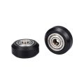 Black Cup Large - Plastic Pulley Pair for CNC Machine. 