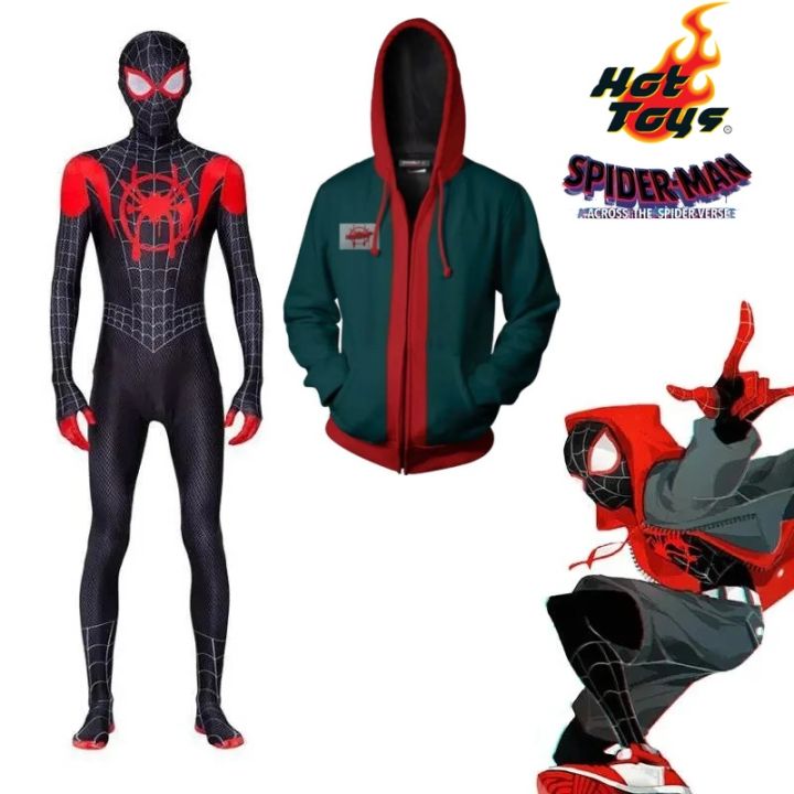 Costume de cosplay ultime incroyable Spider-Man Miles Morales