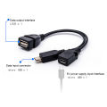 1Pc 20cm 2 In 1 Micro USB Host Power Y Splitter USB 2.0 Port Terminal Adapter OTG Cable. 