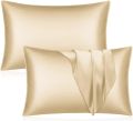 Silk Pillow Covers for Beauty Sleep – Frizz-Free Hair Overnight.