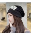 Soft Korean Style Summer Spring Solid color Stacking bonnet Knitted Hat Men Skull cap Women Beanie. 
