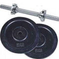 Dumbbell - 10kg - Black.