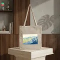 Tag Lifestyle Eco Friendly Fashionable Jute Tote Bag Shopping Bag/College/University Bag, Tote Bag, Jute Bag with Zipper. 