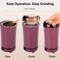 Prime Mall_ Coffee Beans Mill Coffee And Grains Grinder Powerful Motor Easy To Use Noiseless Stainless Steel Chamber Grinder For Coffee. 