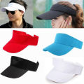 Adjustable Unisex Men Women Plain Sun Visor Sport Golf Tennis Breathable Cap Summer Hat. 