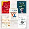 5 books set ( How to win friends , Art of reading minds , Read people like a book  , Atomic Habits and The Psychology of money ). 