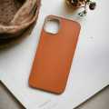 For Apple iPhone 15 Ultrathin Leather Grain TPU Design Anti-Fingerprint Protect Cover Phone Cases Mobile Cover-EGL.