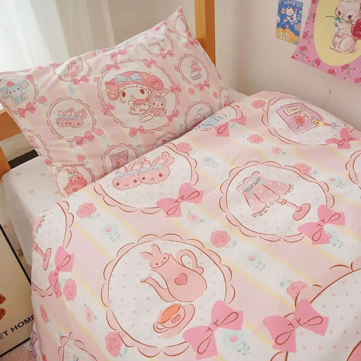 Kawaii%20Duvet%20Cover%20Sanrio%20Anime%20Cartoon%20MY%20Melody%20Cinnamoroll%20Kuromi%20Comforter%20Cover%20Bedding%20Set%20Children%20Girl%20Women%20Bed%20Decor%20-%20Image%204