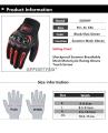 Suomy Shockproof Winter Breathable Mesh Motorcycle Racing Gloves Touch Screen Off Road Motorbike Riding Gloves - Red. 