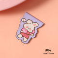 New ummerflower Cute Cartoon Bear Magnetic Bookmark Paper Clip Kawaii Rabbit tudent tationery Book Marker of Page chool Office upply.