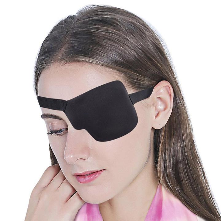 Pirate Eye Patch Unisex Black Single Eye Patch Eyepatch One Eye Concave ...