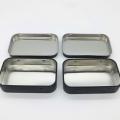 95x60x21mm Black Tin Box Black Metal Box With Matte Candy Box Small Box. 