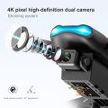 New Mini 3-Sided Optical Flow Obstacle Avoidance WIFI Remote Control Drone 4K HD Dual Camera Drone Apps Controlled db. 