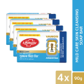 Lifebuoy Skin Cleansing Soap Mild Care 90g (Bundle of 4). 