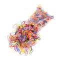 1000pcs/Lot Rubber Hair Band Rope Silicone Ponytail Holder Elastic TPU Hair Holder Tie Gum Rings. 