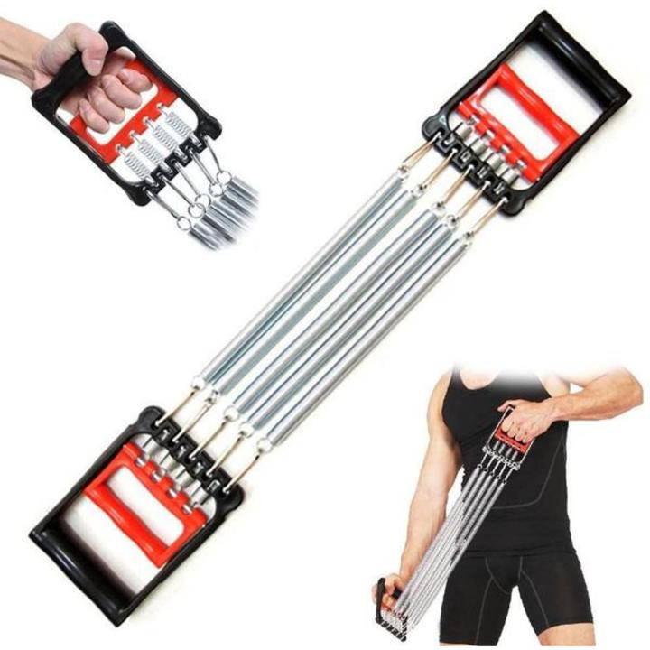 Spring Rowing Exerciser Tummy Trimmer ab Exerciser with 5 Spring Rowing for Maximum Strength ...