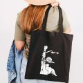 Aesthetic One Piece Japan Anime Luffy Zoro Monkey D Men Women Canvas Shoulder Totes Bag Eco Shopper Handbags Cotton Shopping Bag. 