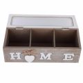 Storage Box Tea Bag Jewelry Organizer Storage Box Desktop Container Remote Control Holder Jewelery Box. 