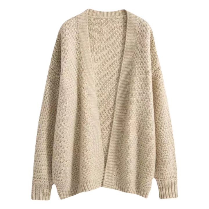 Autumn%20and%20Winter%20New%202022%20Sweater%20Knitted%20Cardigan%20Women's%20Thick%20Knitted%20Loose%20Lazy%20French%20Retro%20Mid-Length%20Coat%20-%20Image%205