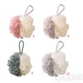 SPL-Bath Ball Duel Colors Bath Tubs Towel Scrubber Body Cleaning Mesh Shower Flower Home Travel Toiletry 11cm. 