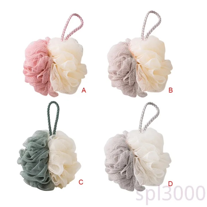 SPL-Bath%20Ball%20Duel%20Colors%20Bath%20Tubs%20Towel%20Scrubber%20Body%20Cleaning%20Mesh%20Shower%20Flower%20Home%20Travel%20Toiletry%2011cm%20-%20Image%203
