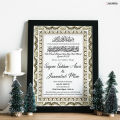 9X13 inch Fascinating Customised Birthday Certificate Frame For Wall Decor / Home Decor. 