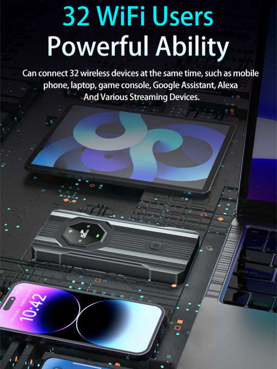 Benton%204g%205g%20SIM%20WiFi%20Router%20CAT6%20Portable%20WiFi%20Dual%20Band%202.4G%205.8G%20300Mbps%20867Mbps%20WiFi6%20802.11ax%205G%20NR%20Modem%20Mobile%20Router%20-%20Image%205