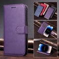Pure Color Wallet Flip Leather Case For OPPO Reno 3 4 5 6 7 8 9 Pro 4G 5G 8T Plus Phone Book Cover Reno4 Reno5 Reno6 Reno7 Z F. 