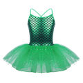FEESHOW Glitter Mermaid Gymnastics Dress for Toddler Girl Dresses Ballet Dance Costumes Gym Leotard Kids Teen Ballerina Dress MuXiaRe.