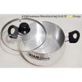 KIAM Classic Belly Shape Saucepan 16 Cm - Aluminium Belly Saucepan. 