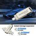 TYPE C USB Flash Drive OTG 2 IN 1 USB Stick 3.0 128GB Pen Drive 64GB 256GB 512GB Pendrive Memory Disk. 
