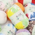 D D 100g/Ball Fabric Cloth Yarn T-Shirt Yarn for Crochet Knitting Soild Color Yarn Hand DIY Art Basket Bag Projects. 