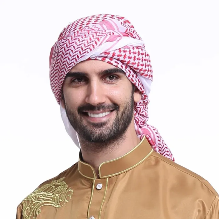 Islamic%20Clothing%20Man%20Saudi%20Arabic%20Dubai%20Traditional%20Costumes%20Muslim%20Accessories%20Turban%20Praying%20Hat%20Plaid%20Headscarf%20140*140cm%20-%20Image%204
