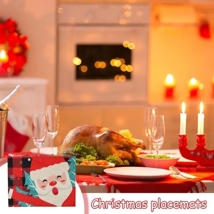 Cute%20Santa%20Claus%20Snowman%20Printed%20Christmas%20Linen%20Placemats%20Coffee%20Tea%20Cup%20Dinner%20Plate%20Mat%20Tablecloth%20Kitchen%20Tool%20-%20Image%204