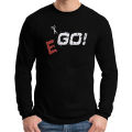EGO Black Cotton Long Sleeve T-shirt For Men - T Shirt For Man - T Shirt For Man - T Shirt. 