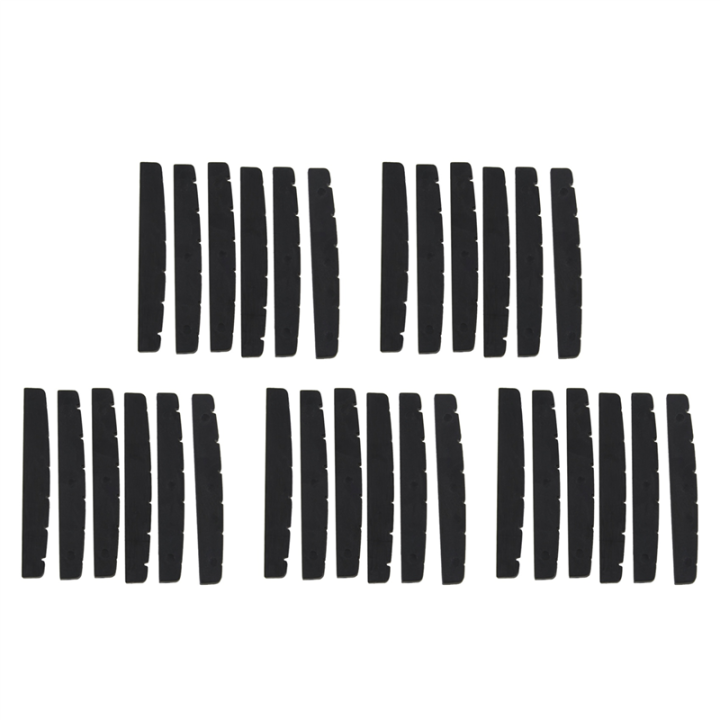 30X Black 6-String Guitar Top Nut 42X3.5mm