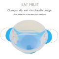 Baby Feeding Spoon And Bowl Set - 1Bowl & 1Spoon - Multicolour Available (Made in China). 