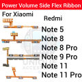 Xiaomi Redmi Note 5 8 8 Pro 9 Pro 11 11 Pro Power on / off Switch Button Side Volume Up Down Buttons Flex Cable Replacement Parts. 