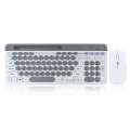 Charging 2.4G+Bluetooth the third mock examination card slot keyboard mouse set tablet notebook desktop computer universal.