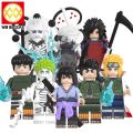 【Yurui】Lego Minifigures Anime Namikaze Minato Uchiha Hatake Kakashi Rock Le Blocks Toys WM6109 Naruto. 