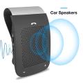 WS101 Bluetooth Car Speaker Wireless Handsfree Auto Phone Connection Sunproof Kit with Mic Clip Design Car Safe Driving Talking. 