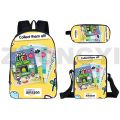 New Arrivals 3D Anime Toca Boca Backpack Teenagers Travel Women Bookbag Kawaii School Bag 16 Inch Toca Life World Game Bagpack.