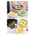 2PCS Air Fryer Silicone Baking Tray Reusable Square Air Fryer Pan Silicone Mold Microwave Pads Baking Mat Pot Tray, High Guality Easy to Use C. 