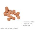 20Pcs Saxophone Cork Mats Trumpet Cornet Water Key Spit Value Cork Pads For Brass Instrument Parts Repair Accessories 20Pcs (Light Brown). 